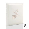 Album komunijny wklejany 60 kremowych stron, personalizowany, 8 wzorów